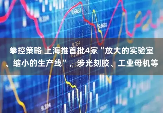 拳控策略 上海推首批4家“放大的实验室、缩小的生产线”，涉光刻胶、工业母机等